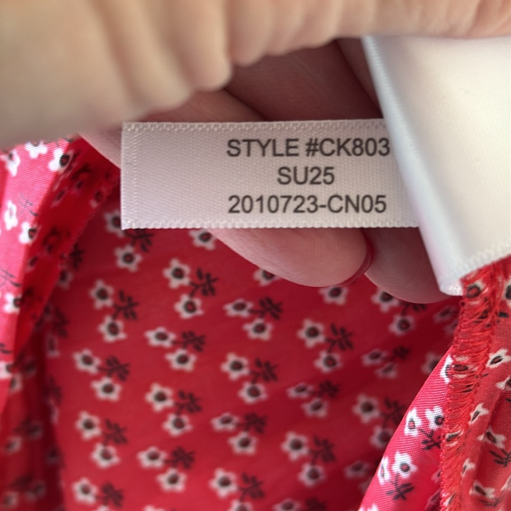 NWT J.Crew 4 CK803 Pleated tie waist luster georgette Dress. 

827 - Picture 6 of 11